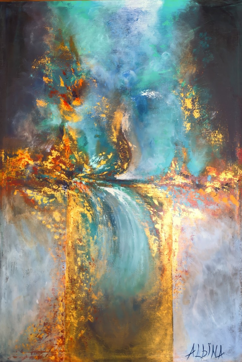 Earth Mouth — original painting by Albina