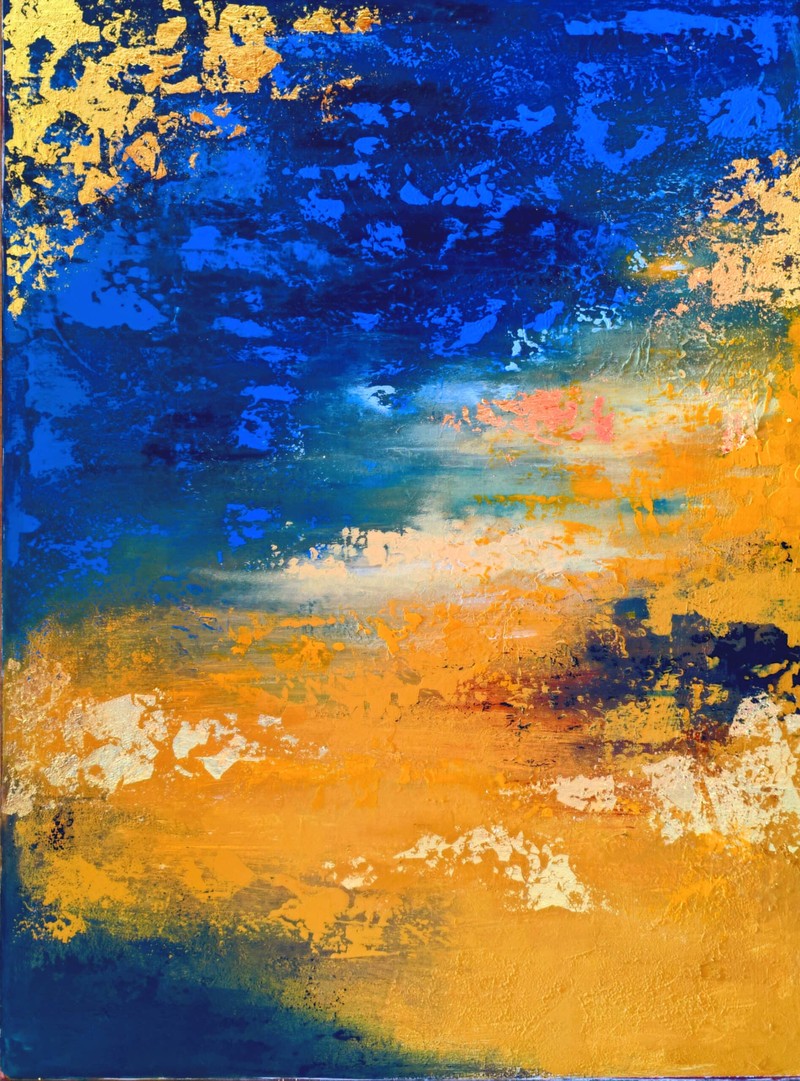 Gold Flood — original painting by Albina