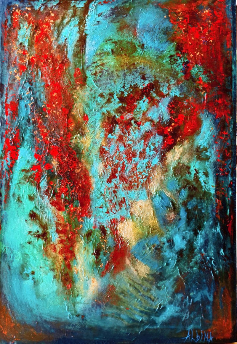 Gold Swamp — original painting by Albina