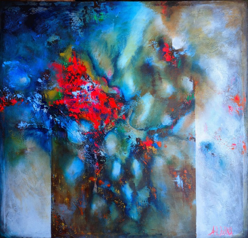 Through the Net — original painting by Albina